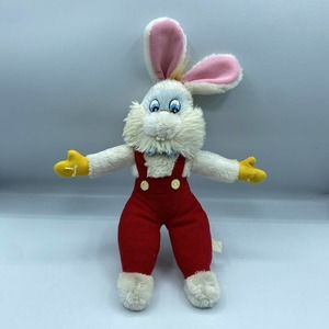 Vintage Walt Disney Parks Disneyland Roger Rabbit Plush Doll Hard Eyes GUC